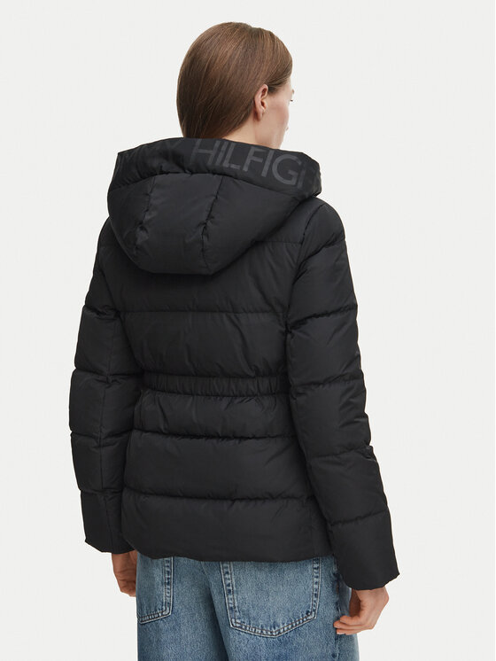 Tommy Hilfiger Tommy Hilfiger Daunenjacke WW0WW51521 Schwarz Slim Fit