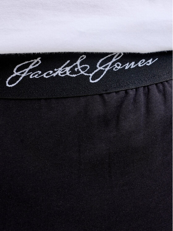 Jack & Jones Jack & Jones Pantaloni pijama Clyde 12291501 Negru Regular Fit