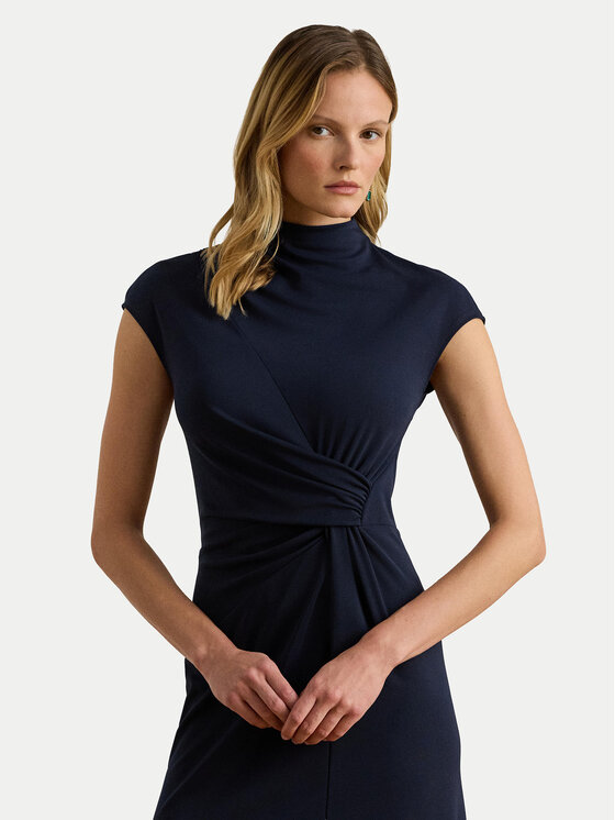 LAUREN RALPH LAUREN LAUREN RALPH LAUREN Kokteiļkleita 200P03732001 Tumši zils Slim Fit