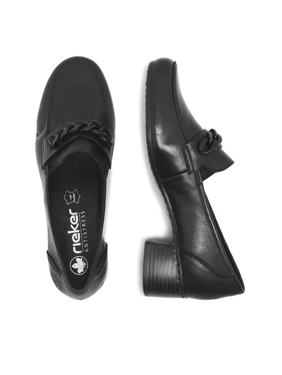 Rieker Rieker Loafersy 41660-00 Černá