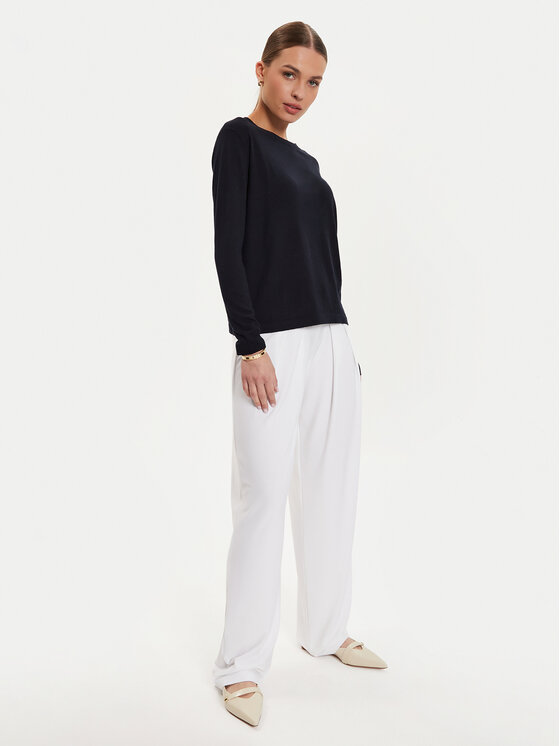 Max Mara Leisure Max Mara Leisure Πουλόβερ Coimbra 2426366058 Σκούρο μπλε Regular Fit