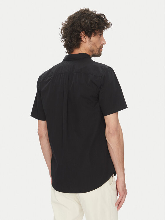 Tommy Hilfiger Tommy Hilfiger Hemd MW0MW37584 Schwarz Regular Fit