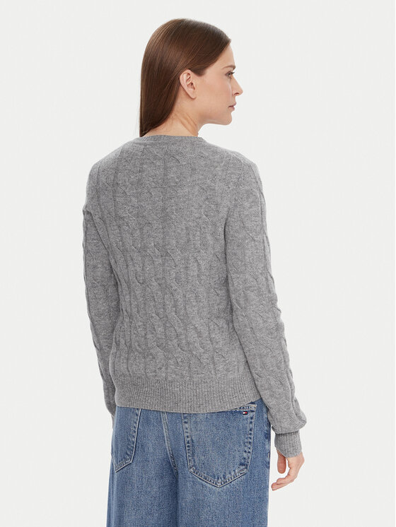 Tommy Hilfiger Tommy Hilfiger Cardigan WW0WW47463 Grigio Regular Fit