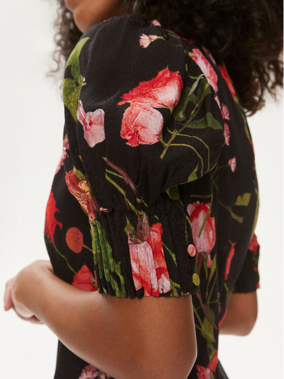 Ted Baker Ted Baker Poletna obleka Sienno 275006 Črna Regular Fit