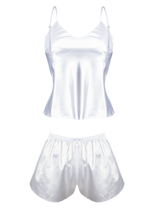DKaren Lingerie DKaren Lingerie Komplet bielizny Tomira Biały Classic Fit
