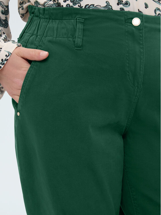 Fiorella Rubino Fiorella Rubino Pantaloni di tessuto P706T005159N035 Verde Regular Fit