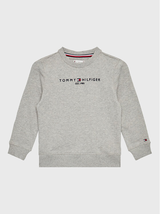 Tommy Hilfiger Džemperis ar kapuci Essential KS0KS00212 M Pelēks Regular Fit