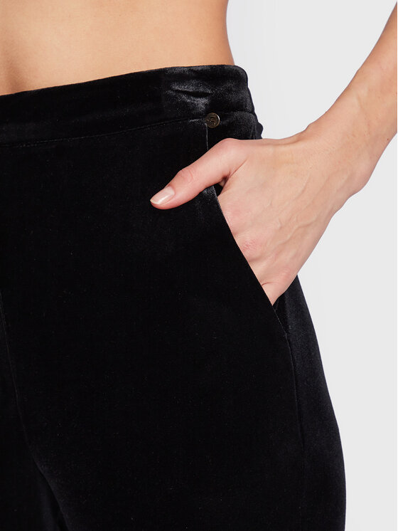 Nissa Nissa Hlače P13495 Crna Slim Fit