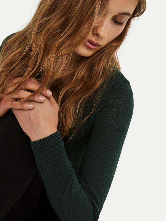 Vero Moda Vero Moda Džemper Care 10136644 Zelena Regular Fit