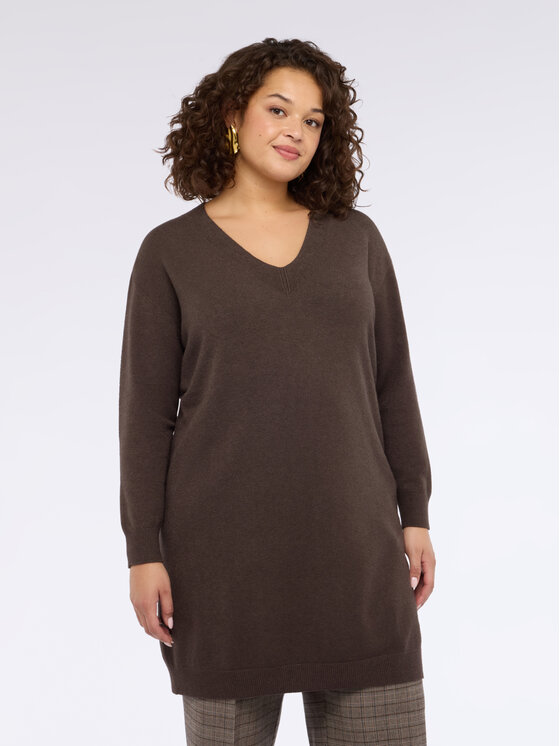 Fiorella Rubino Fiorella Rubino Maglione M055E002041N022 Marrone Regular Fit