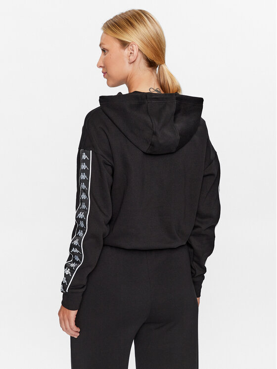 Kappa Kappa Μπλούζα 313024 Μαύρο Regular Fit