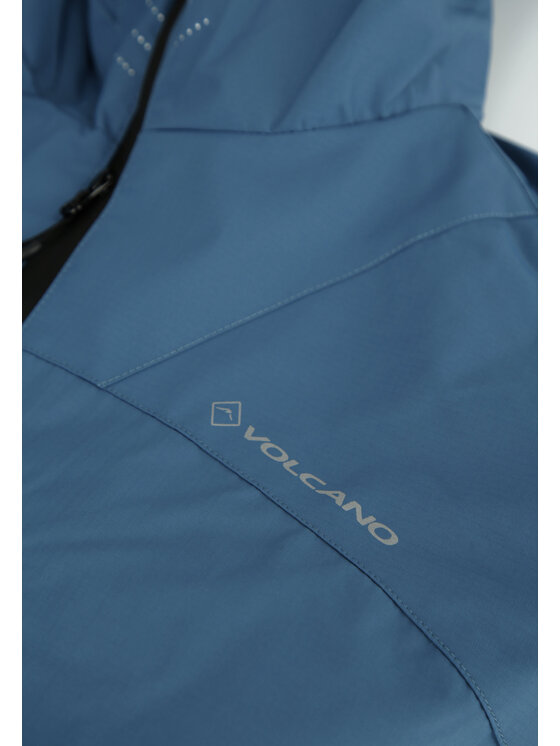 Volcano Volcano Kurtka przeciwdeszczowa J-TOUR Niebieski Regular Fit