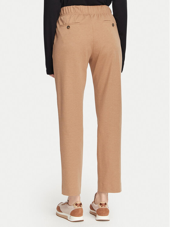 Weekend Max Mara Weekend Max Mara Bavlnené nohavice Elfo 2625786011 Hnedá Regular Fit
