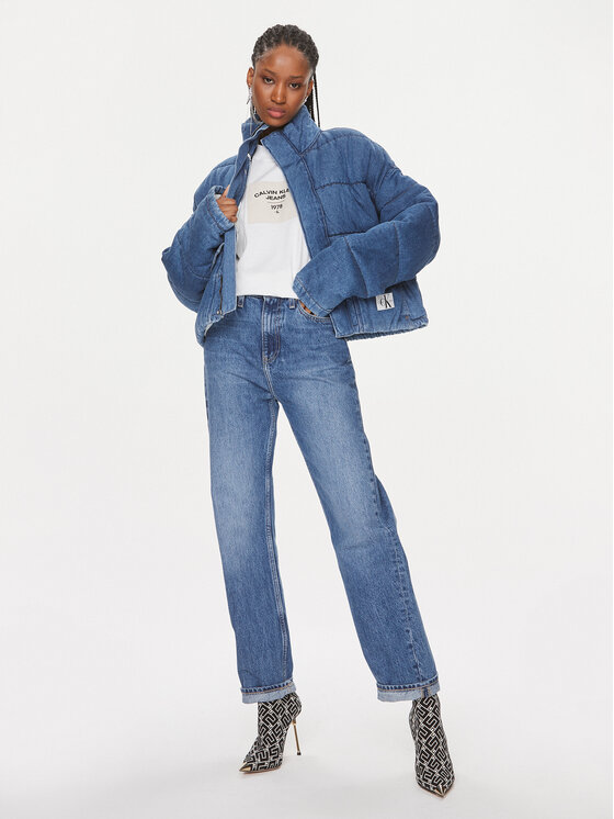 Calvin Klein Jeans Calvin Klein Jeans Farmer J20J221244 Kék Straight Fit