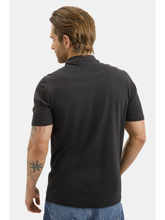 Cross Jeans Cross Jeans Polo 16175-020 Czarny Regular Fit