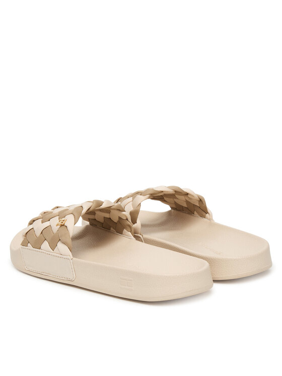 Tommy Hilfiger Tommy Hilfiger Ciabatte Th Braided Pool Slide FW0FW09203 Beige