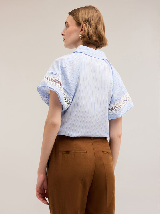 Motivi Motivi Camicia 5245Q000815N0R4 Turchese Regular Fit