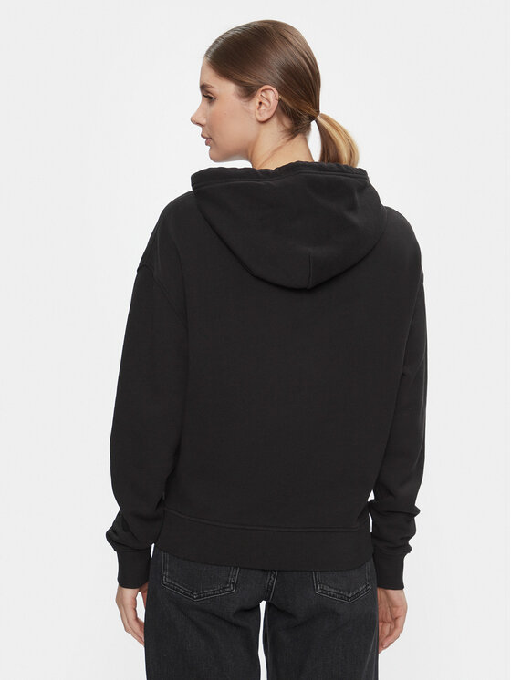 Tommy Jeans Tommy Jeans Μπλούζα Tjw Bxy Daisy Flag Hoodie DW0DW17708 Μαύρο Regular Fit