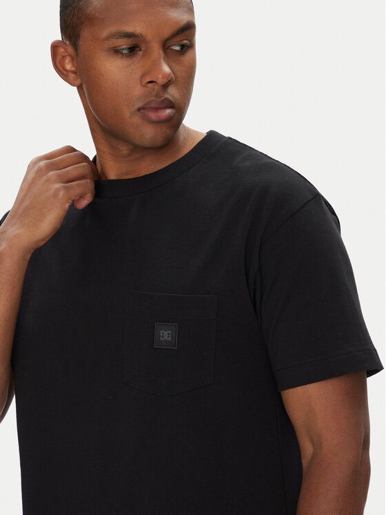 DC Shoes DC Shoes T-Shirt ADYKT03246 Czarny Regular Fit
