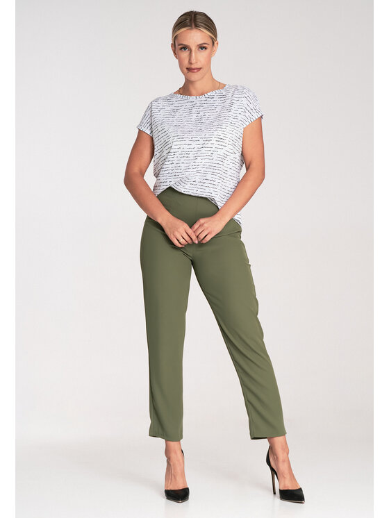 FIGL FIGL Halenka M1048 Bílá Regular Fit
