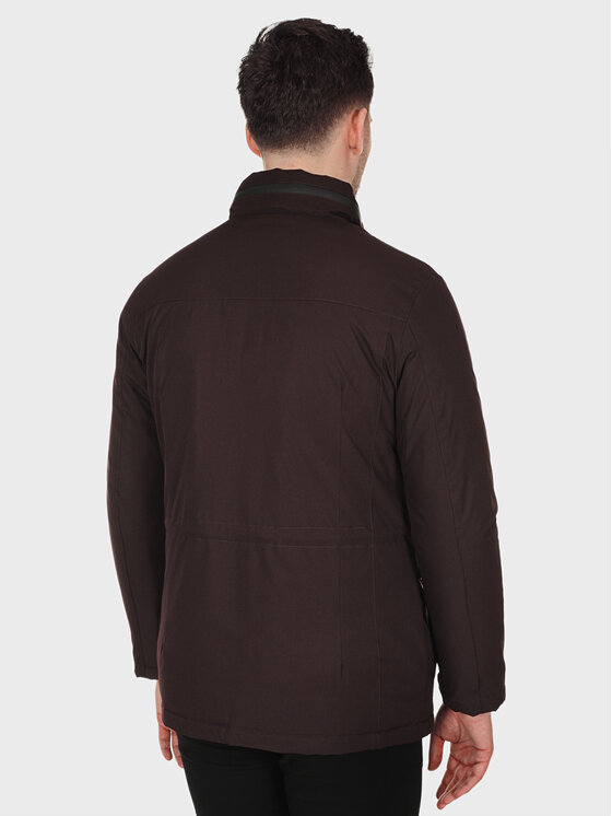 Evenemen Evenemen Kurtka przejściowa ALVAR Bordowy Slim Fit