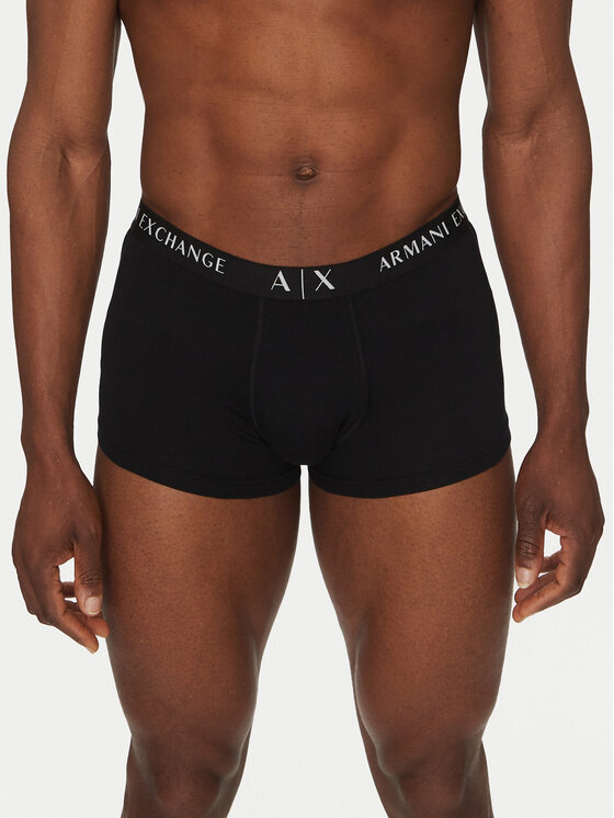 Férfi 3 darab boxer Armani Exchange, Méret: M, Fekete, XM000871 AF13682 MC061