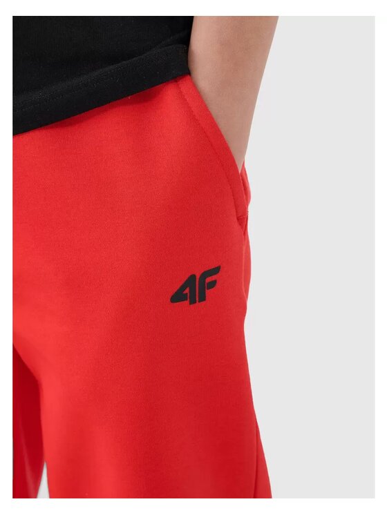 4F 4F Joggers 4FJRSS25TTROM1369-62S Rosso Oversize