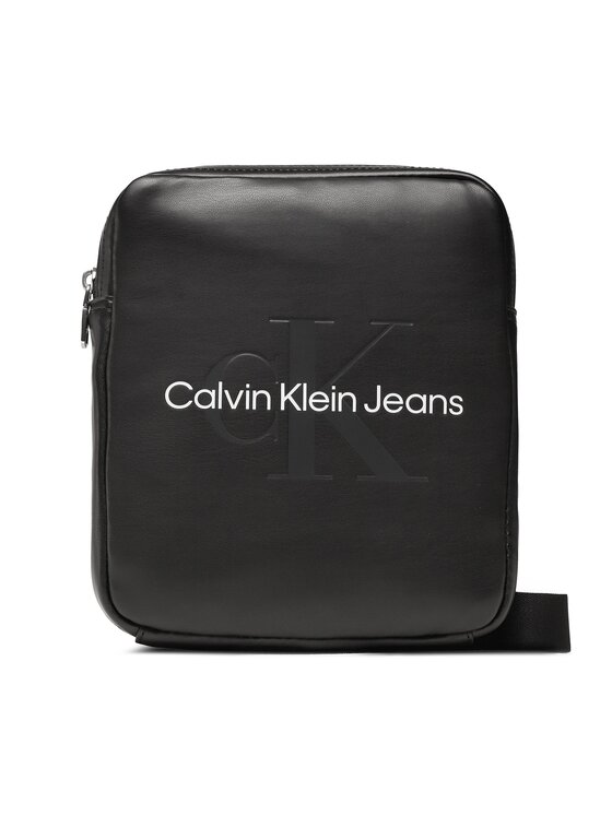 Geantă crossover Calvin Klein Jeans Monogram Soft Reporter18 K50K510108 Negru