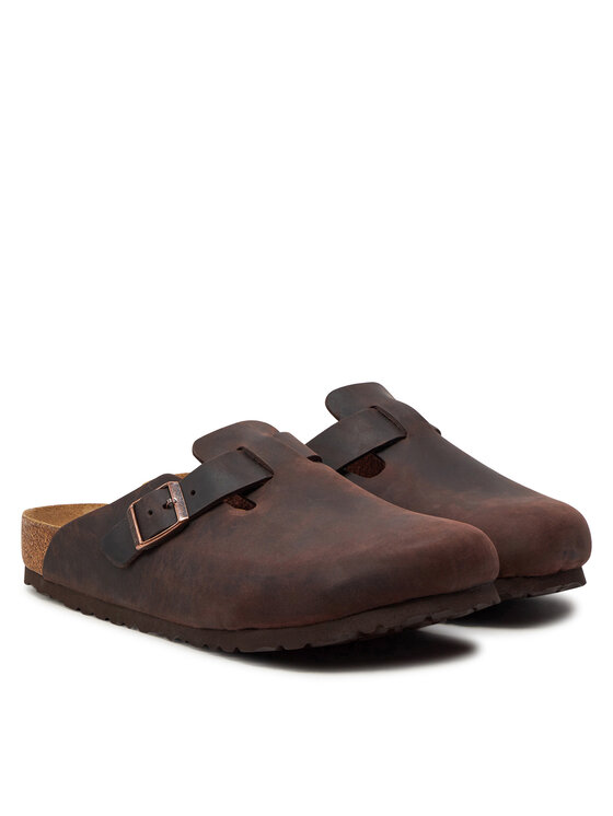 Birkenstock Birkenstock Klapki Boston 159711 Brązowy