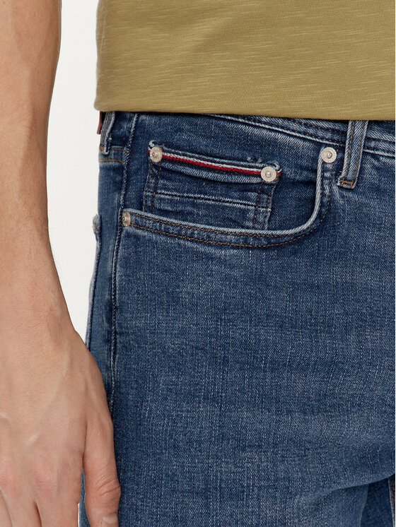 Tommy Hilfiger Tommy Hilfiger Blugi Bleecker MW0MW33963 Albastru Slim Fit