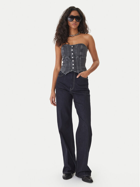 G-Star Raw G-Star Raw Džínsy Deck 2.0 D23591-E205 Tmavomodrá Wide Leg