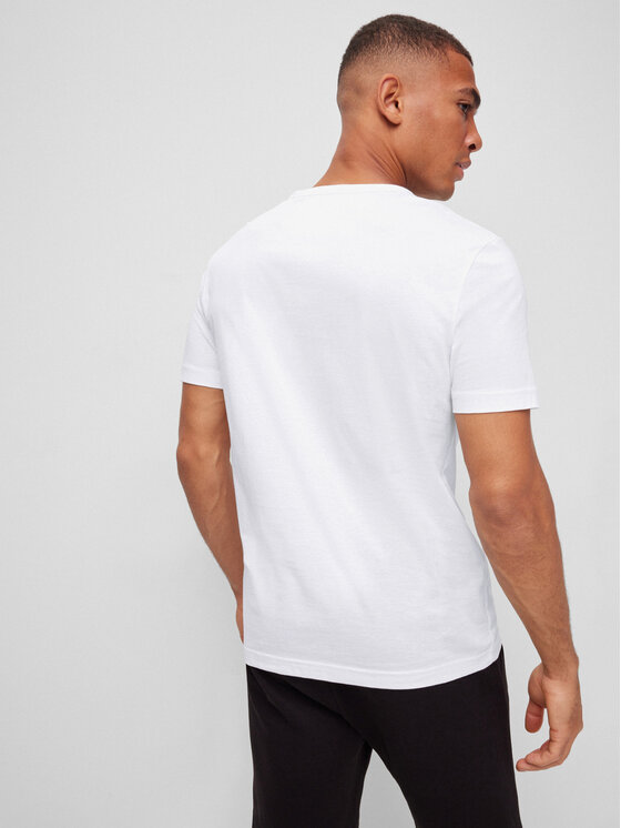 Boss Тишърт 50469045 Бял Regular Fit | Modivo.bg