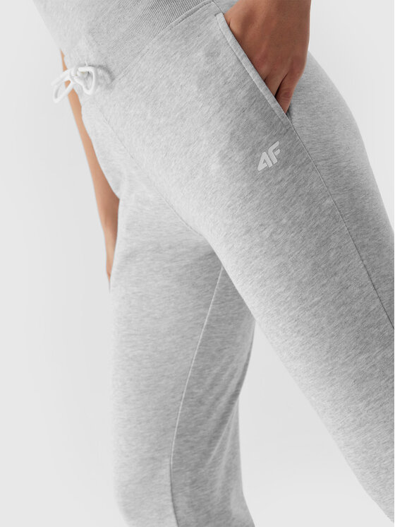 4F 4F Jogginghose 4FAW23TTROF474 Grau Regular Fit