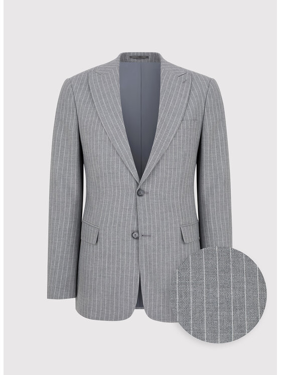 Pako Lorente Pako Lorente Garnitur P25SF-4X-025 Szary Slim Fit