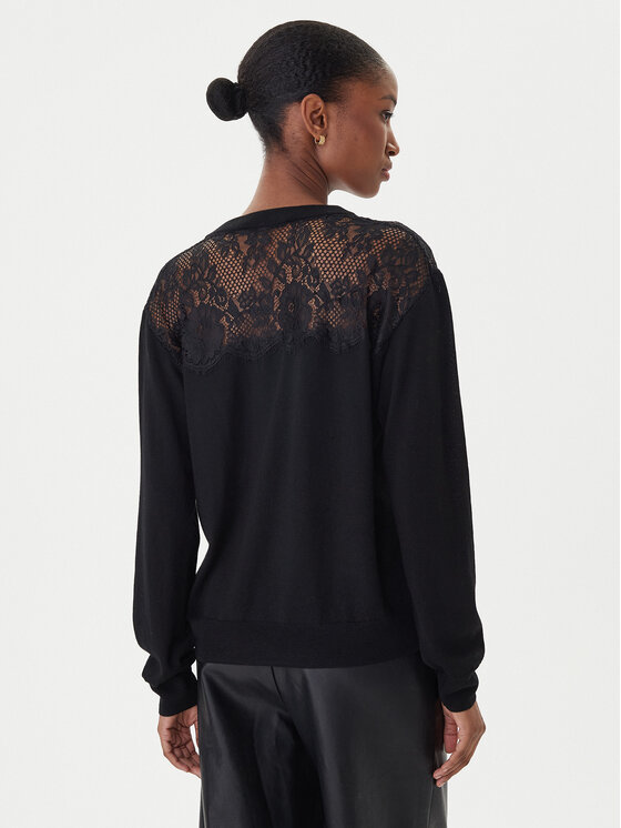 ICONA ICONA Megztinis RI5NT074 Juoda Regular Fit