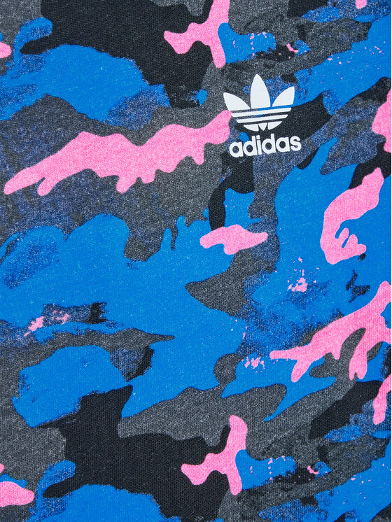 adidas adidas T-shirt Allover HK0275 Šarena Regular Fit