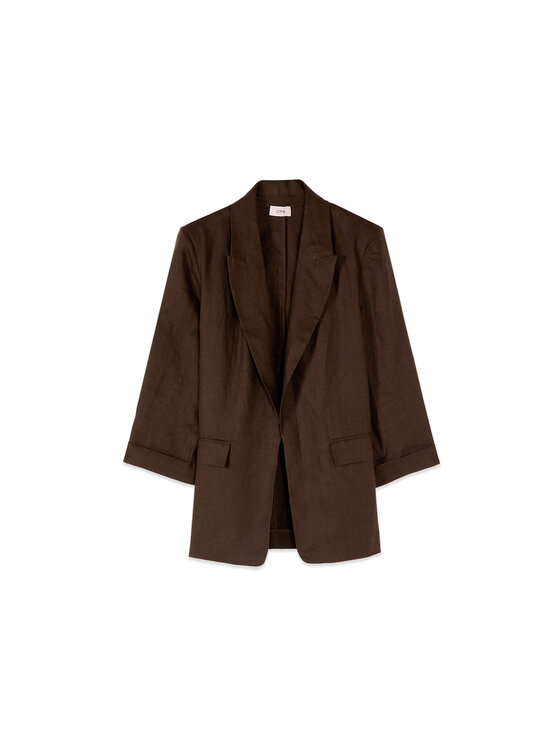 Oltre Oltre Giacca da abito R008R002482N022 Marrone Baggy Fit