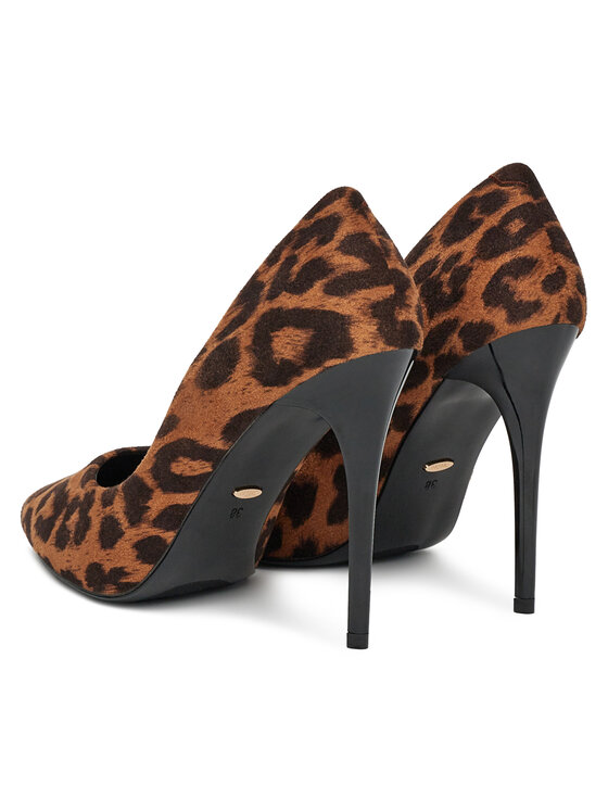 DeeZee DeeZee Pantofi cu toc subțire DZ0058 Maro