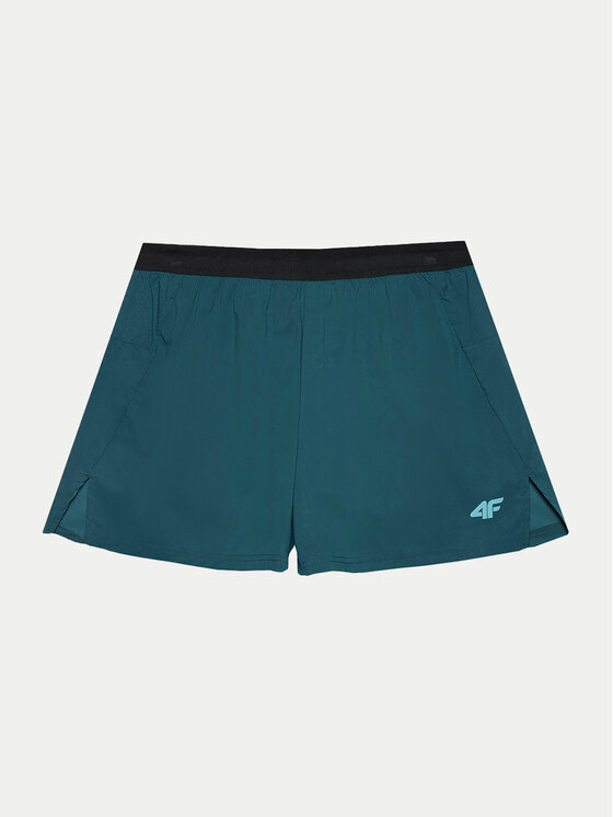 4F 4F Sportske kratke hlače 4FWSS24TFSHM490 Zelena Regular Fit