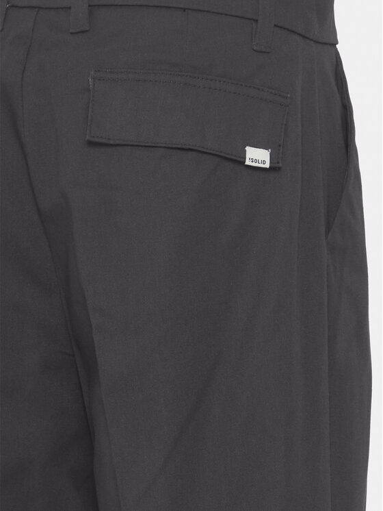 Solid Solid Παντελόνι υφασμάτινο 21107039 Γκρι Relaxed Fit
