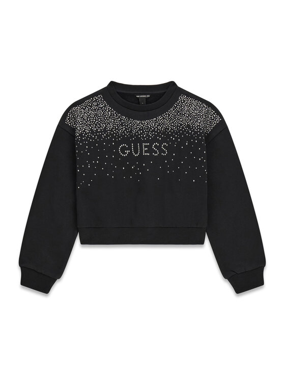 Guess Guess Bluza J6BQ02 K6084 Czarny Relaxed Fit