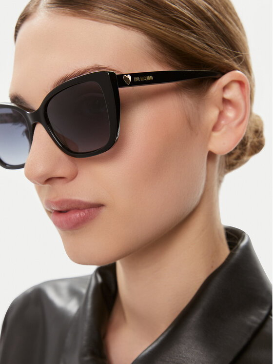 LOVE MOSCHINO LOVE MOSCHINO Okulary przeciwsłoneczne MOL073/S 206661 7RM549O Czarny