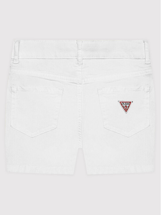 Guess Guess Džínsové šortky J2RD12 WE5X0 Biela Regular Fit