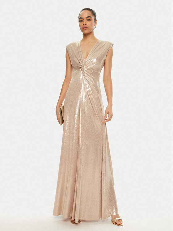 Rinascimento Rinascimento Abendkleid CFC0019762002 Goldfarben Regular Fit