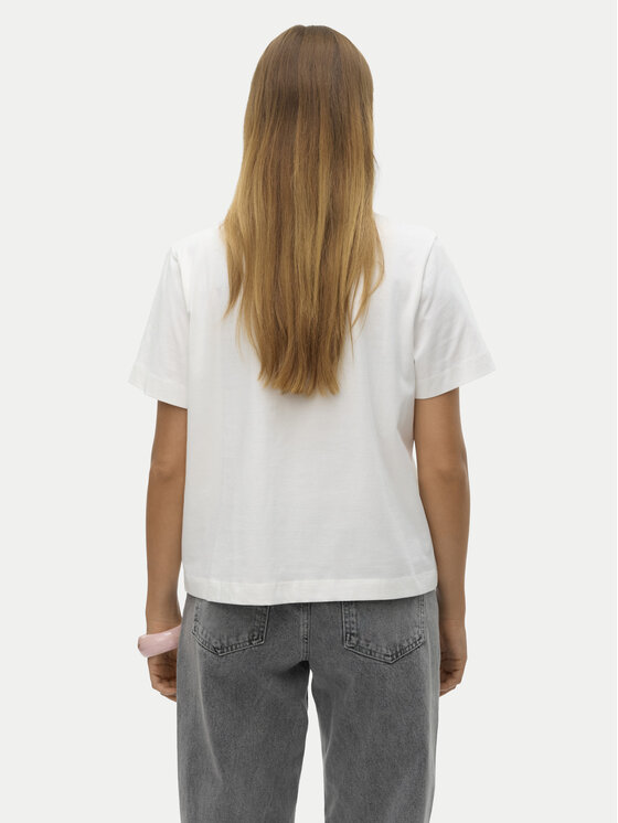 Vero Moda Vero Moda T-särk Fea 10321312 Valge Loose Fit