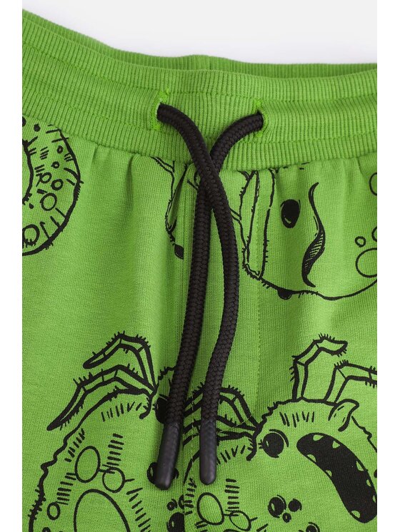 Coccodrillo Coccodrillo Legginsy ZC4122701GBK-011 Zielony Regular Fit