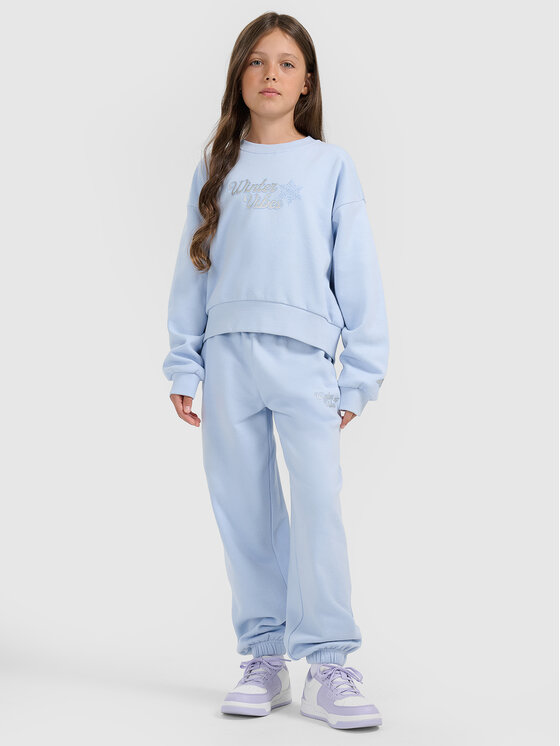 4F 4F Spodnie dresowe APRES SKI Niebieski Loose Fit