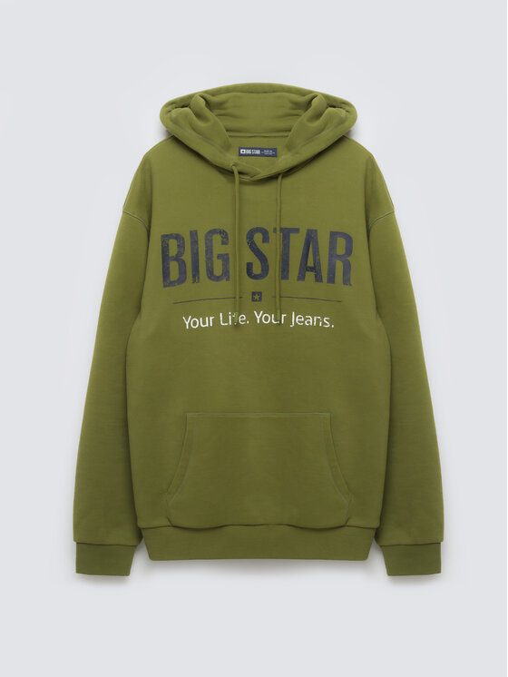 BIG STAR BIG STAR Bluza ASHLYNO Zielony Comfort Fit