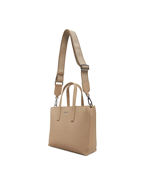 Calvin Klein Calvin Klein Torebka Ck Must Small Tote_Mono K60K613023 Brązowy