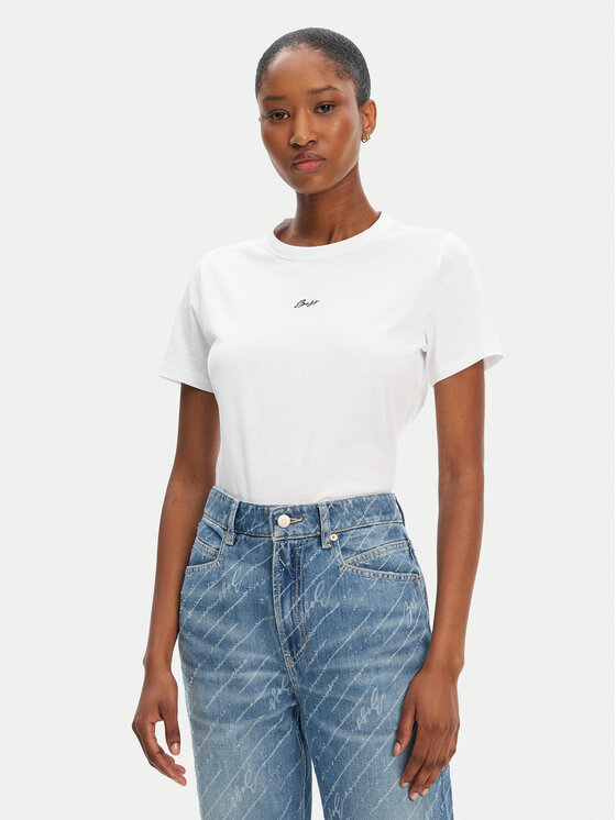 BOSS BOSS T-Shirt C_Elogo_5 50547547 Biały Slim Fit